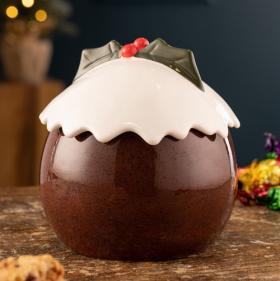 Christmas Pudding Sweet Jar