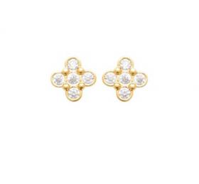 Burren Cubic Zirconia Stud Earrings