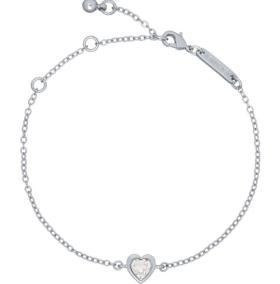 Ted Baker Silver Tone Heart Bracelet