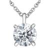 18ct White Gold Lab Diamond Pendant