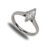 Platinum marquise diamond ring