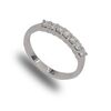 18 carat white gold diamond half eternity ring