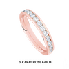 Diamond wedding band