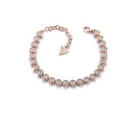 Guess rose gold plated tennis bracelet