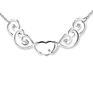Newbridge Silverware Sweet Heart Necklace (N503)