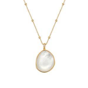 Jac Jossa Calm Mother of Pearl Pendant and Chain