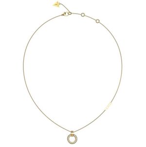 Guess Circle Lights Yellow Gold NeckLace