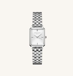 Rosefield Octagon XS Silver Bracelet Watch