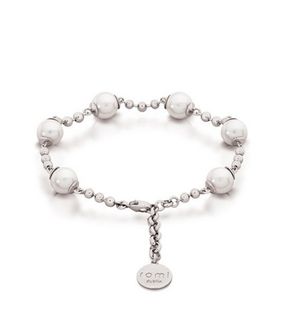 Romi Pearl & Chain Bracelet