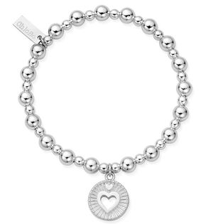 ChloBo Sterling Silver Guiding Heart Bracelet