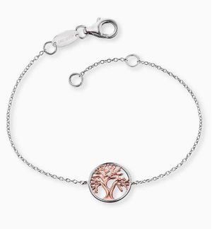 Engelsrufer Silver and Rose Plated Tree of Life