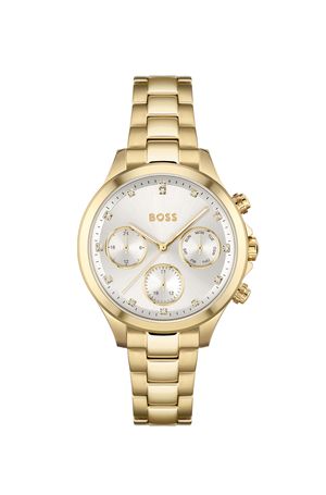 Hugo Boss Ladies Gold Plated Bracelet Watch