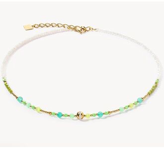 Coeur De Lion Green Princess Spheres Necklace