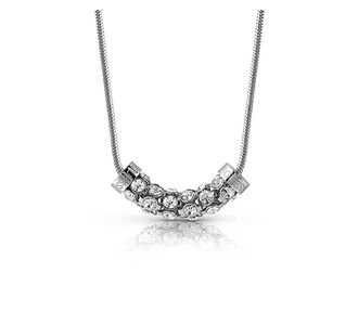 Guess rhodium plated necklet