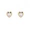 Ted Baker Crystal Heart Yellow Gold Plated Studs