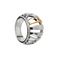 House of Lor Silver & Rose Gold CZ Chunky Ring (H20003)