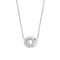 Ti Sento sterling silver necklace 2 rings