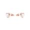 Ted Baker Rose Gold Plated Heart Studs