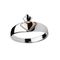 House of Lor Sterling Silver and 9ct Rose Gold Claddagh Ring
