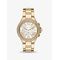 Michael Kors Yellow Gold Plated Bracelet Watch