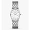 Rosefield Oval Pearl Silver Bracelet Watch
