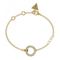 Guess Circle Lights Yellow Gold Plated Bracelet